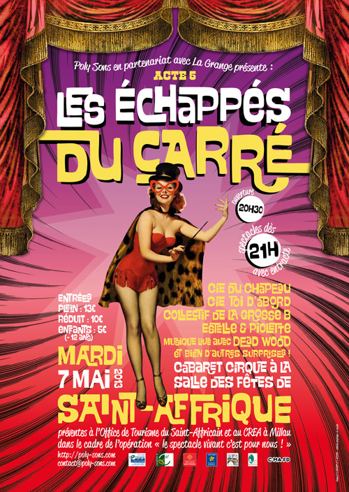 Les Échappés du Carré - Acte 5 - Cabaret Cirque à Saint-Affrique