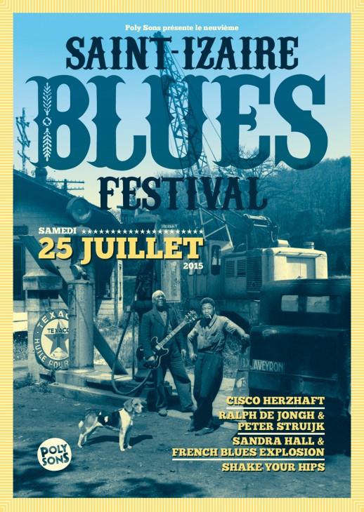Affiche du Saint-Izaire Blues Festival 2015