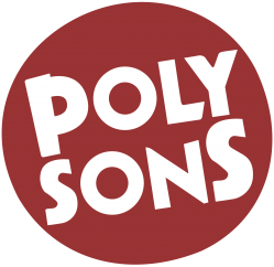 logo poly sons rouge